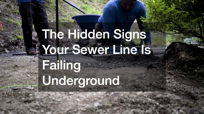 The Hidden Signs Your Sewer Line Is Failing Underground